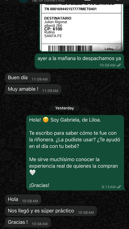 Riñonera Portabebé Liloa